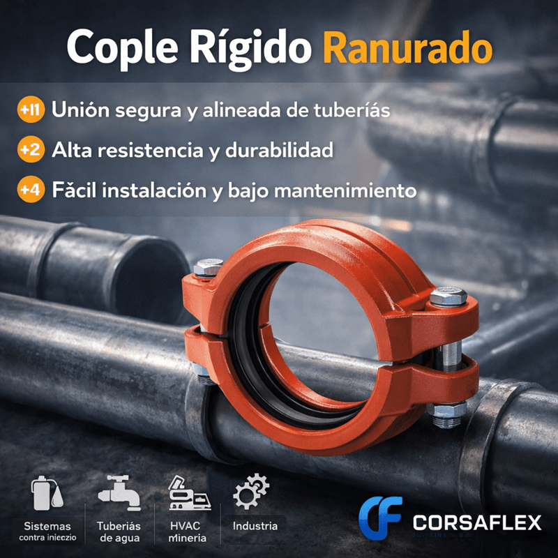Cople Rígido Ranurado